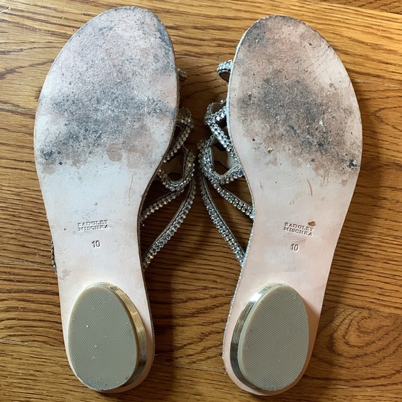 Badgley Mischka rhinestone sandals - Picture 3 of 6